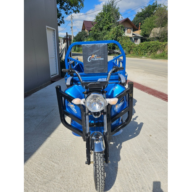 Triciclu Electric cu bena basculabila Tuk Tuk, GN1500DZH-7, Baterie 52Ah Albastru Triciclu Electric cu bena basculabila Tuk Tuk, GN1500DZH-7, Baterie 52Ah Albastru
