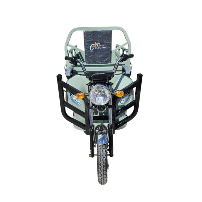Triciclu Electric cu bena basculabila Tuk Tuk, GN1500DZH-7, Baterie 52Ah VERDE Triciclu Electric cu bena basculabila Tuk Tuk, GN1500DZH-7, Baterie 52Ah VERDE