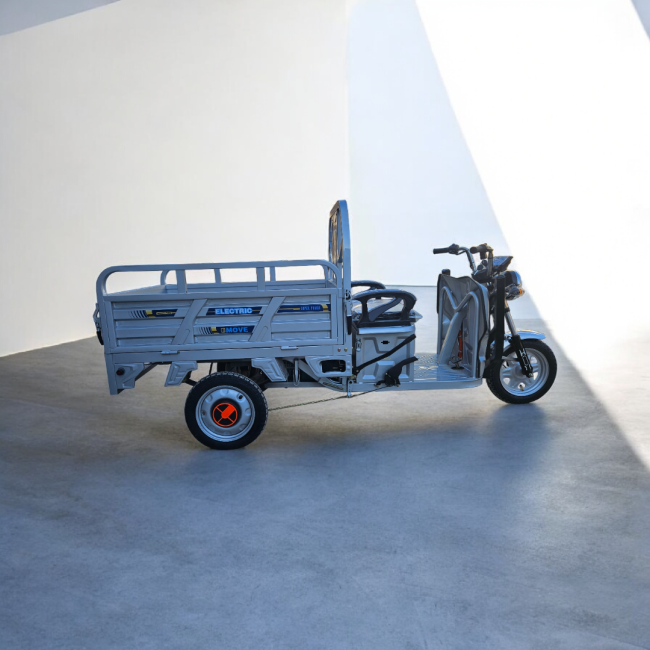 Triciclu Electric cu bena basculabila Tuk Tuk, GN1500DZH-7, Baterie 52Ah GRI