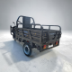 Triciclu Electric cu bena basculabila Tuk Tuk, GN1500DZH-7, Baterie 52Ah GRI INCHIS