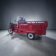 Triciclu Electric T08 cu bena basculabila 1500W 58Ah Alb